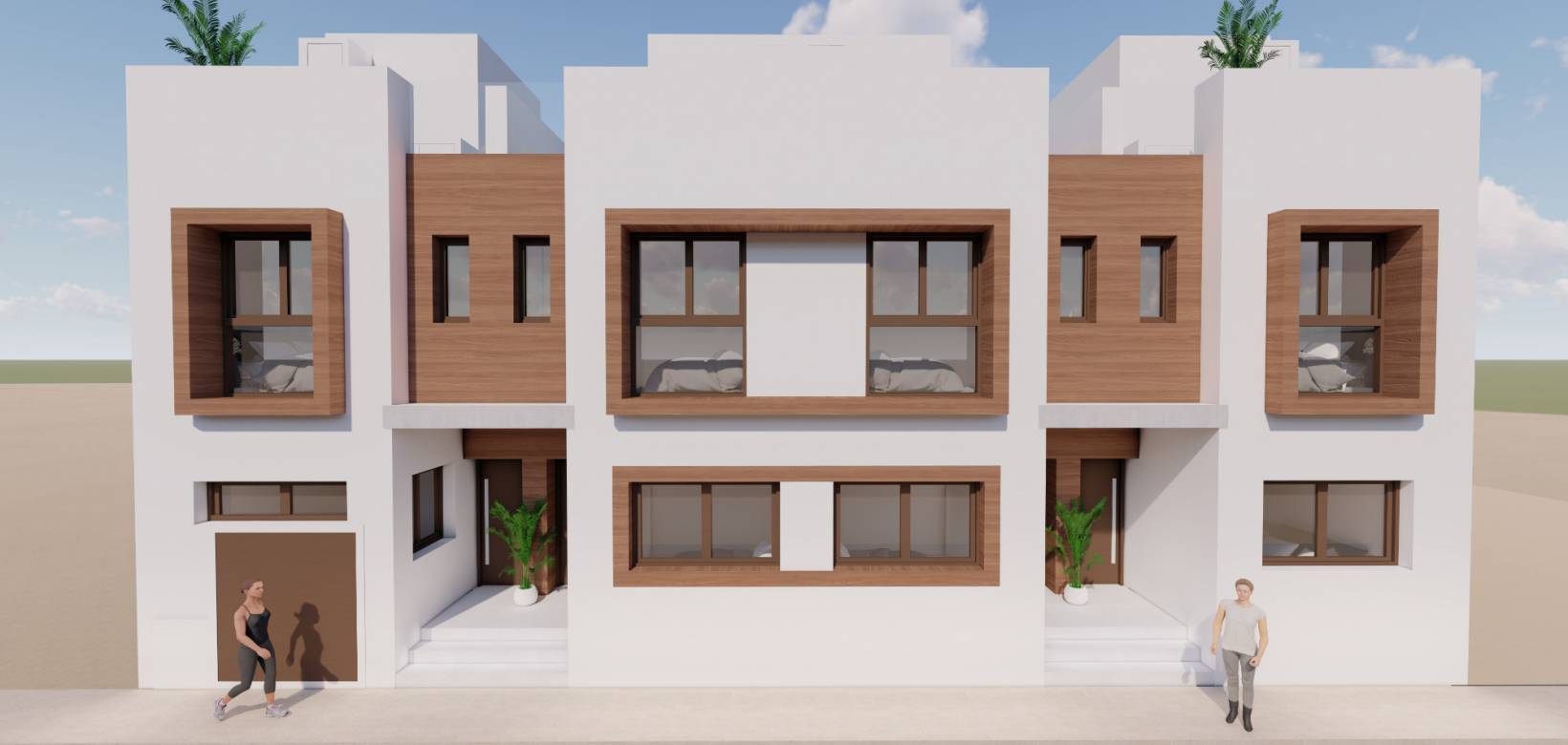 New Build - Townhouses  - San Javier