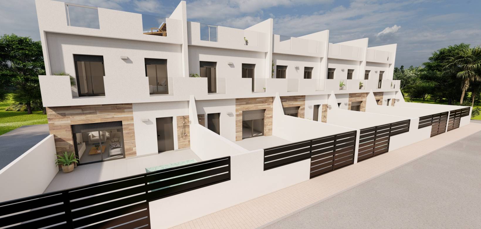Nouvelle construction - Maisons de ville - Dolores de Pacheco - Murcia