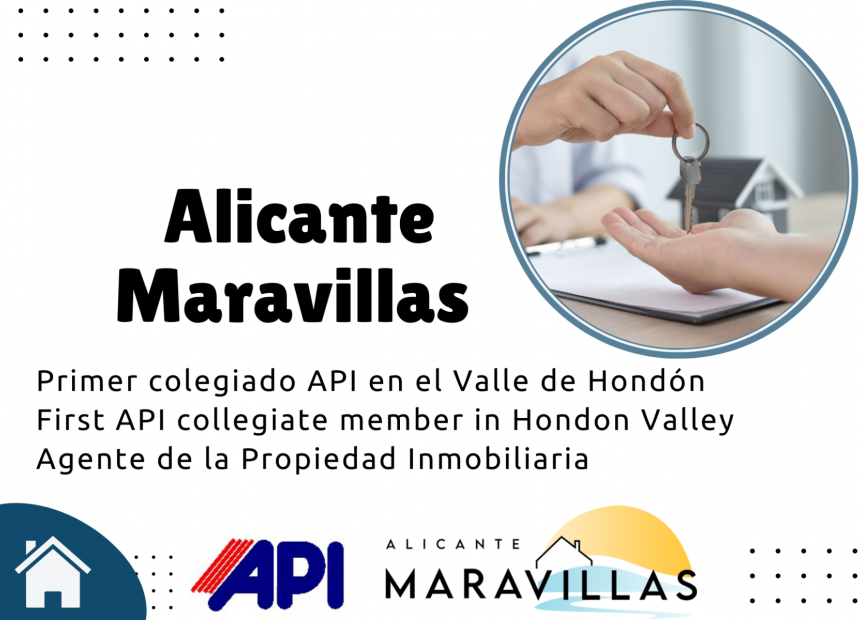 Alicante Maravillas eerste API lid in Hondon-vallei