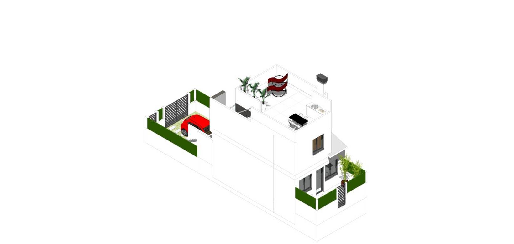 New Build - Townhouses  - Cox