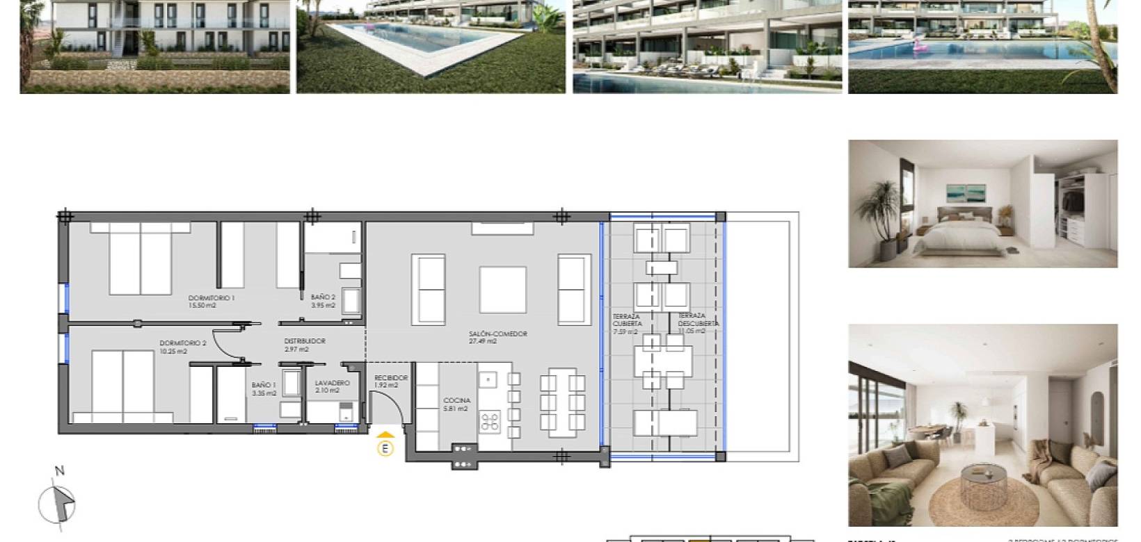 Nieuw gebouw - Appartement - Mar de Cristal