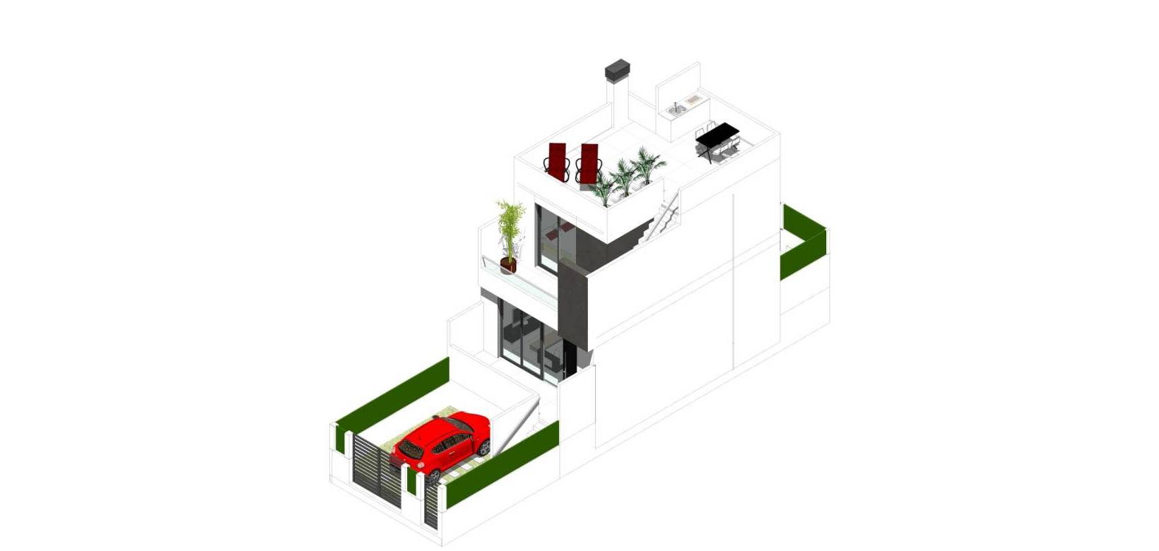 Nieuw gebouw - Herenhuizen - Cox
