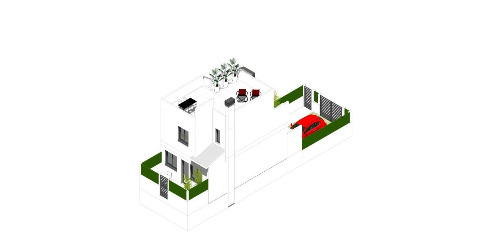 Nieuw gebouw - Herenhuizen - Cox