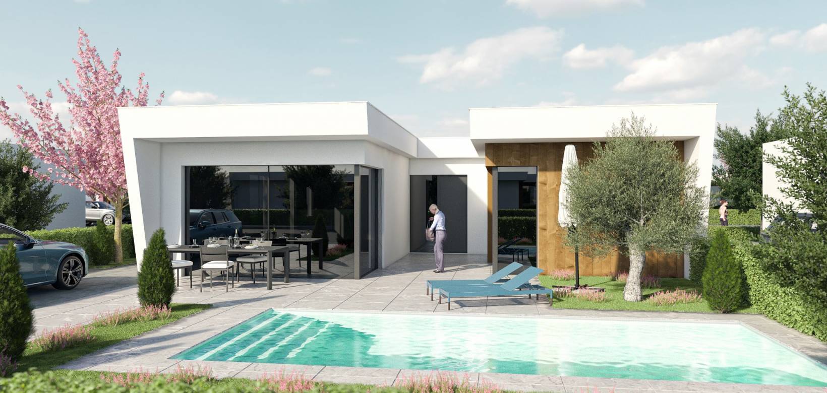 Nieuw gebouw - Villa - Altaona Golf Murcia