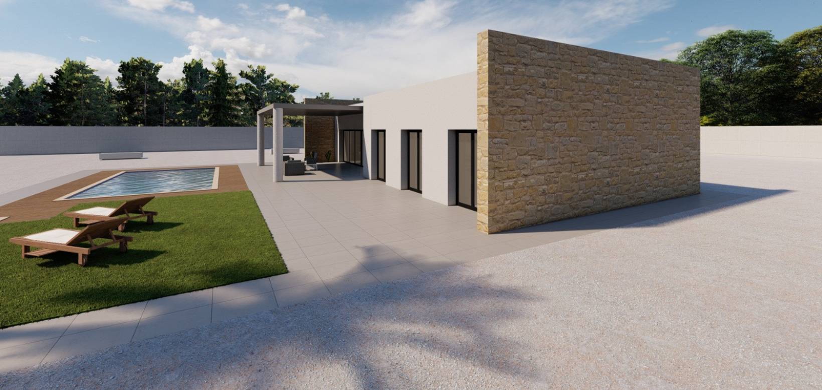 Nieuw gebouw - Vrijstaande villa - Pinoso - 