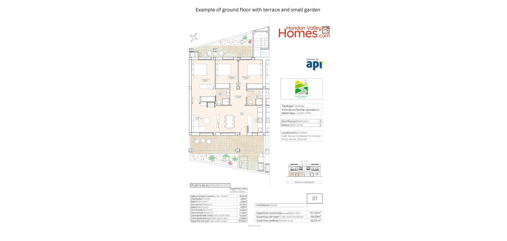 Nouvelle construction - Villa - Hondón de las Nieves