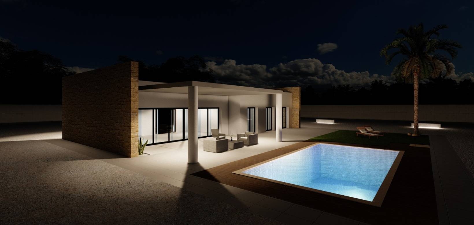 Nouvelle construction - Villa individuelle - Pinoso  - Pinoso