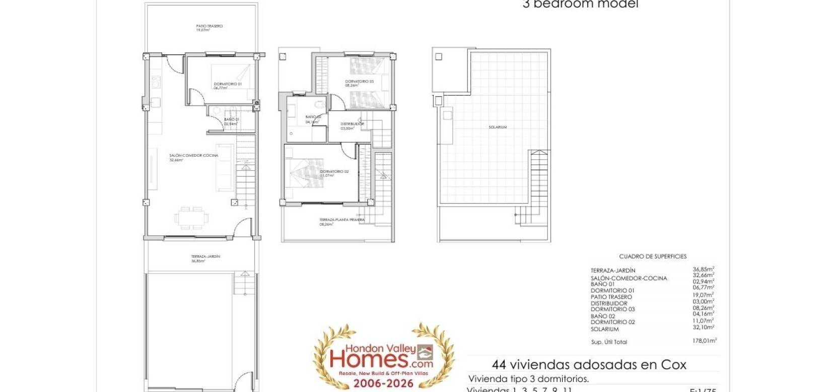 Nueva construcción  - Adosados - Cox