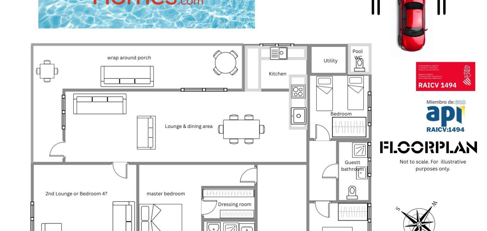 Resale - Villa - Hondón de las Nieves