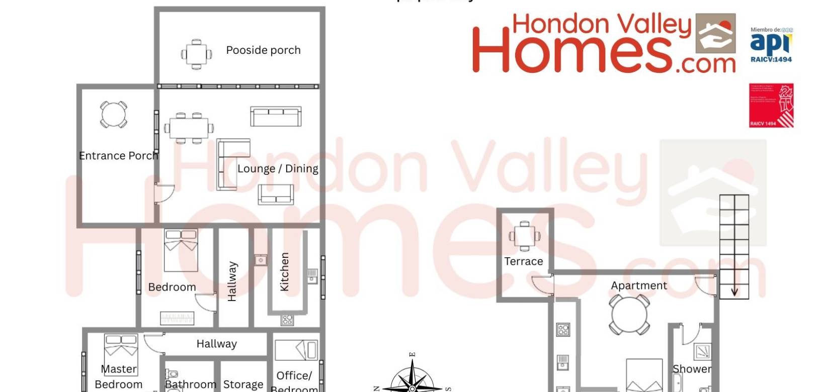 Revente - Villa - Detached - Hondón de los Frailes