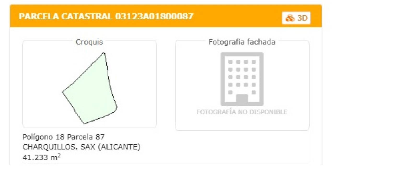Venta - Plot / Land - Sax