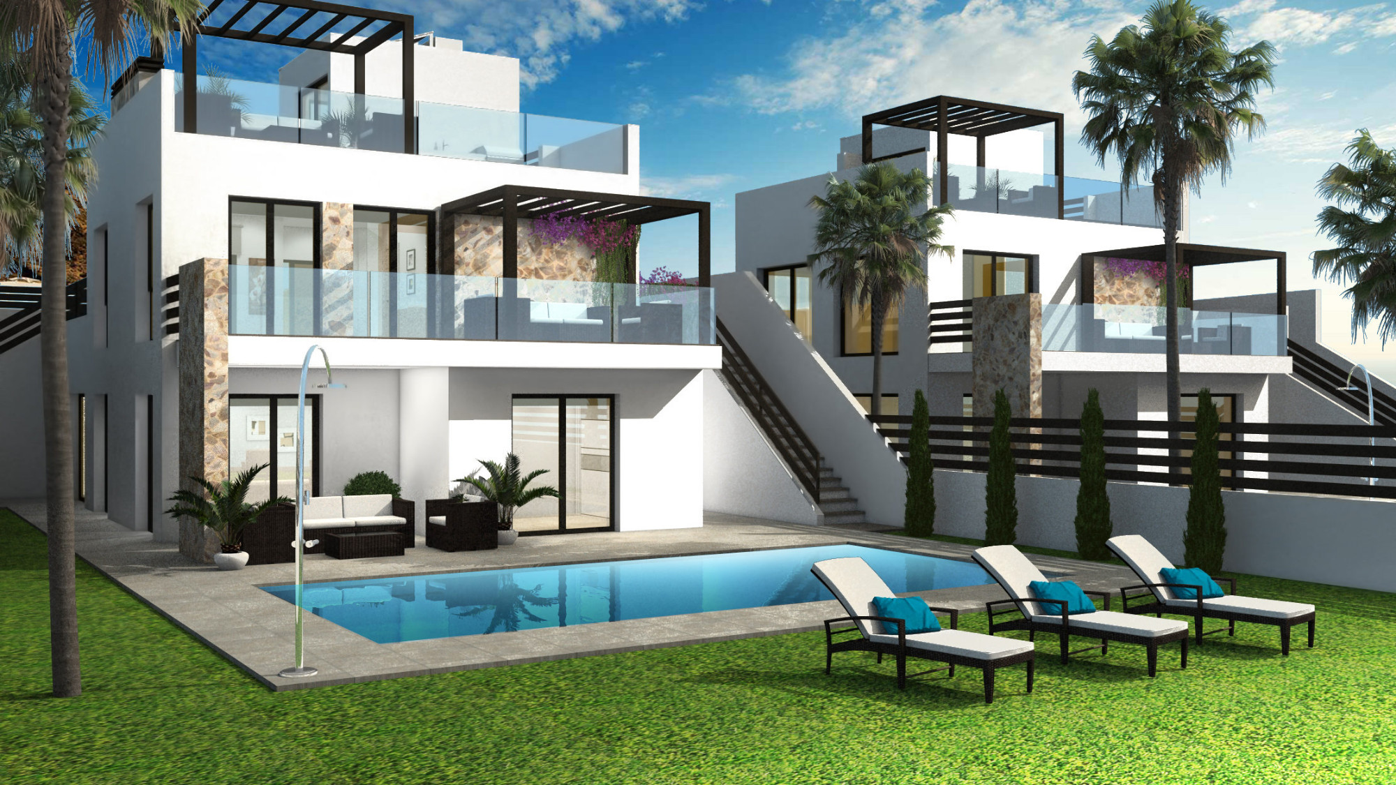 Semi-detached in Rojales - New build in Alicante Dream Homes Hondon
