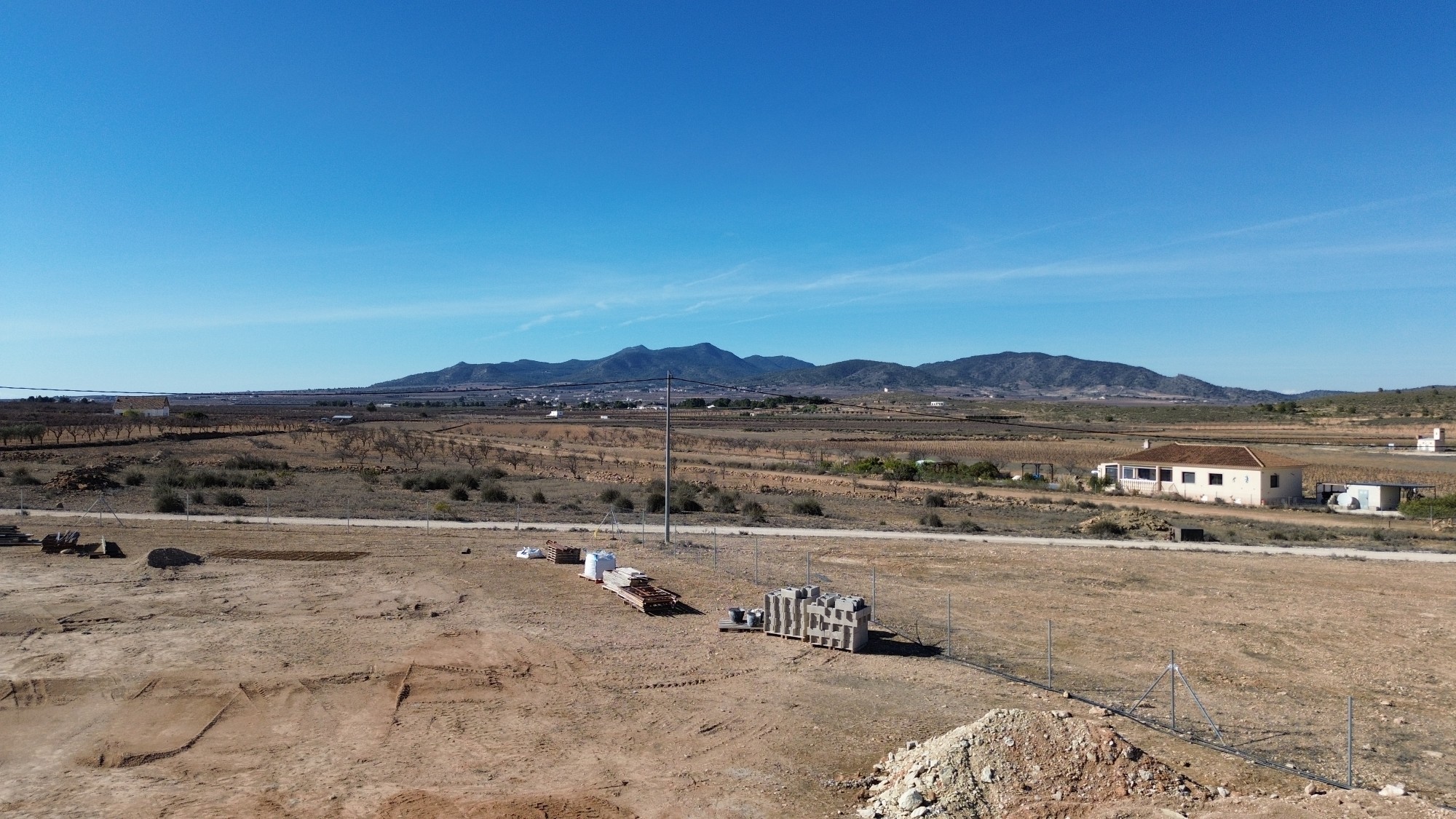 New Build Villa with 3 Bedrooms in Pinoso with Pool and Views