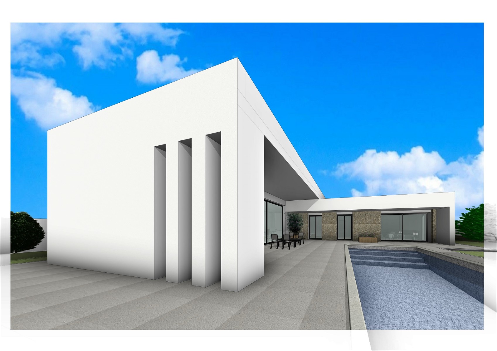 New Build Villa 3 Bedrooms Aspe with Pool and Expansive Plot