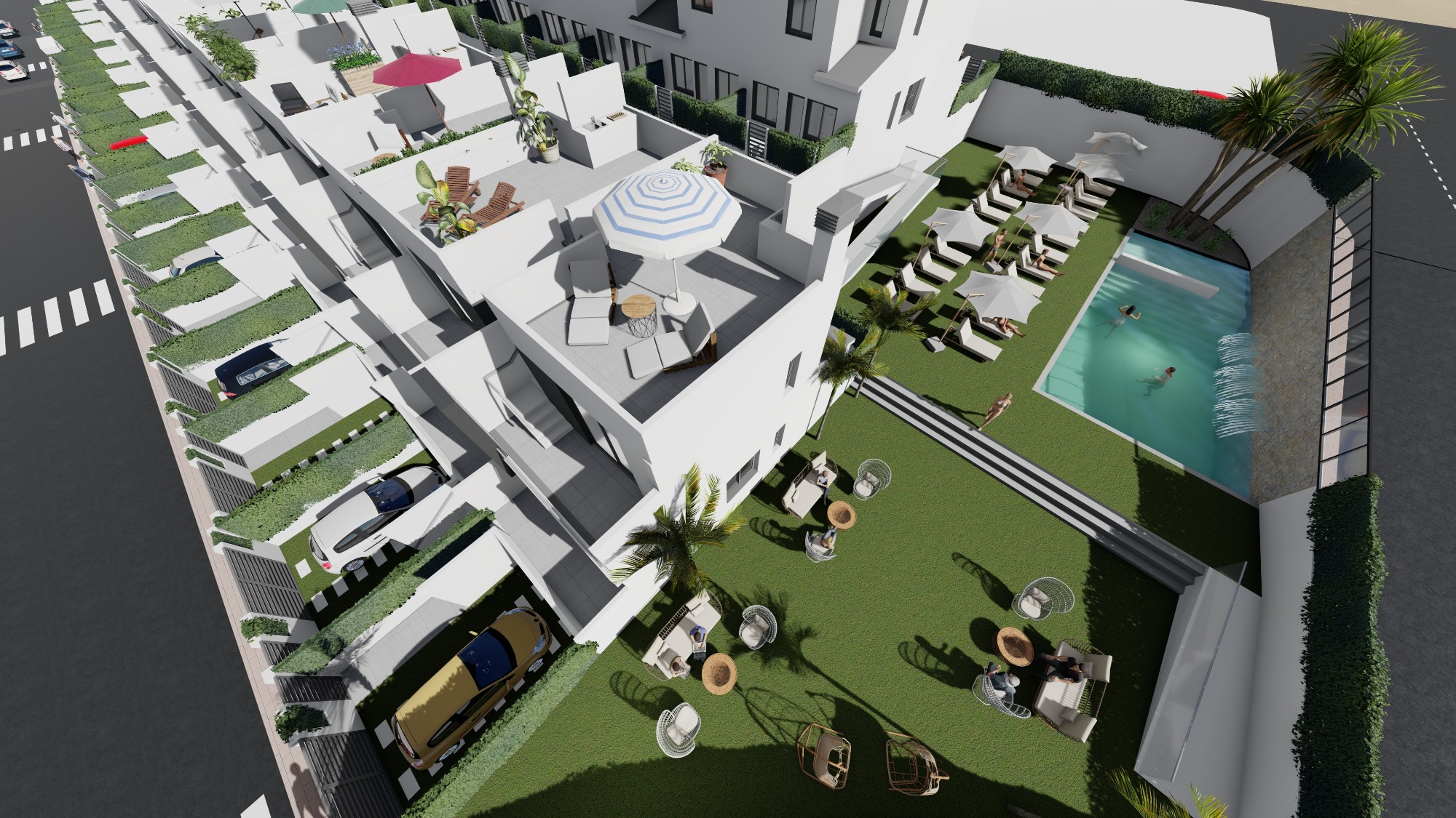 New Build Townhouse with 3 Bedrooms in Cox, Alicante with Pool